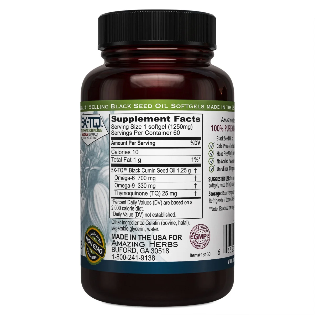 Amazing Herbs Premium Black Seed Oil - Image 6