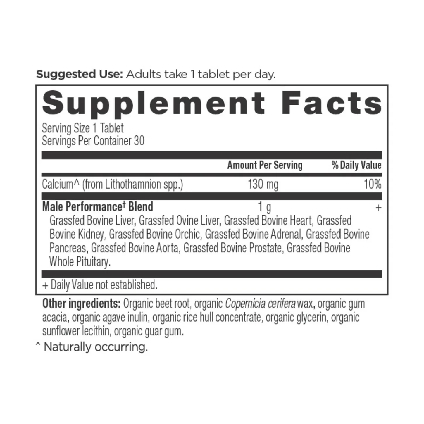 Ancient Nutrition Male Performance Once Daily - Image 2