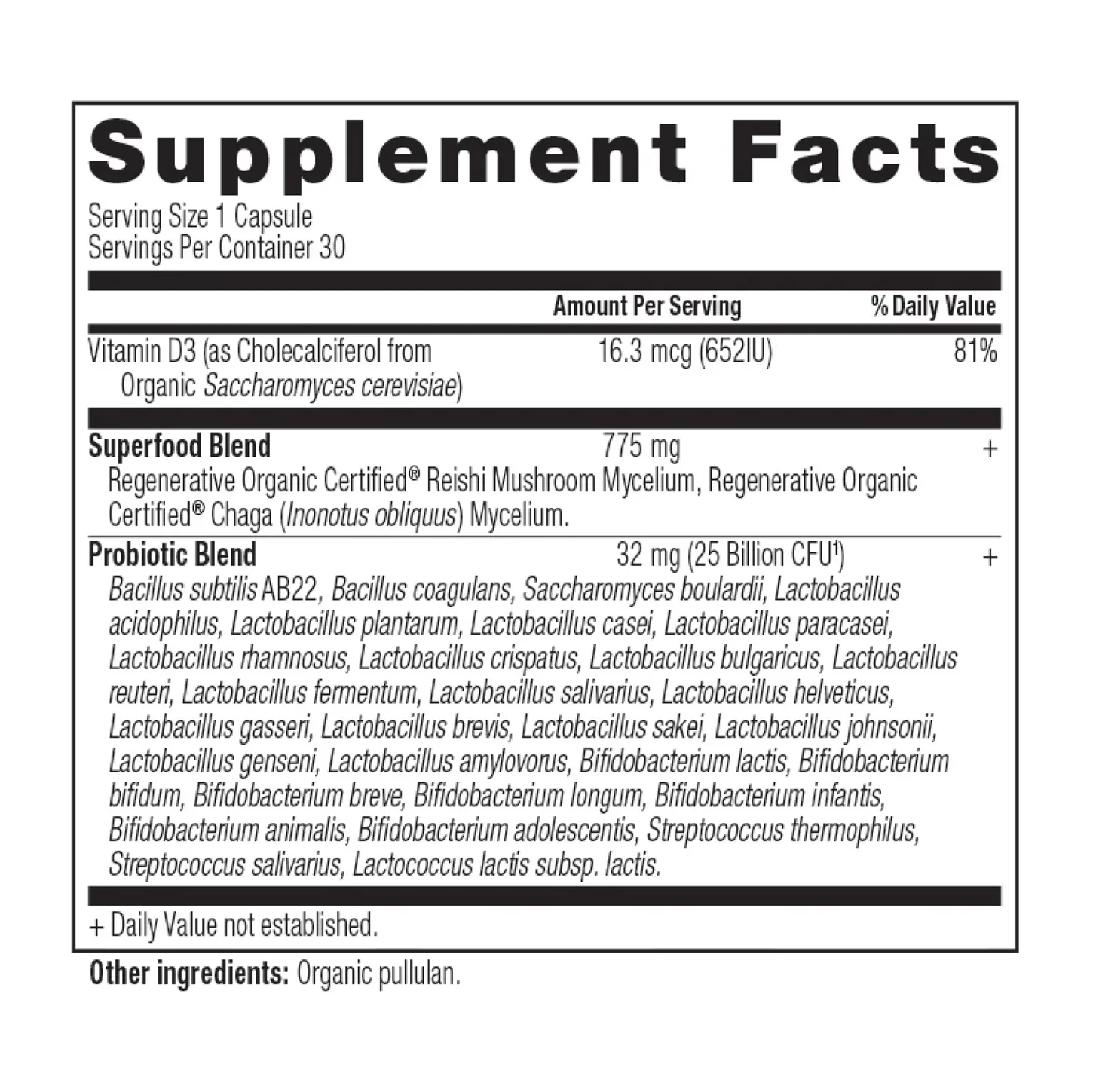Ancient Nutrition Regenerative Organic Certified® Probiotics (Shelf Stable) - Image 3