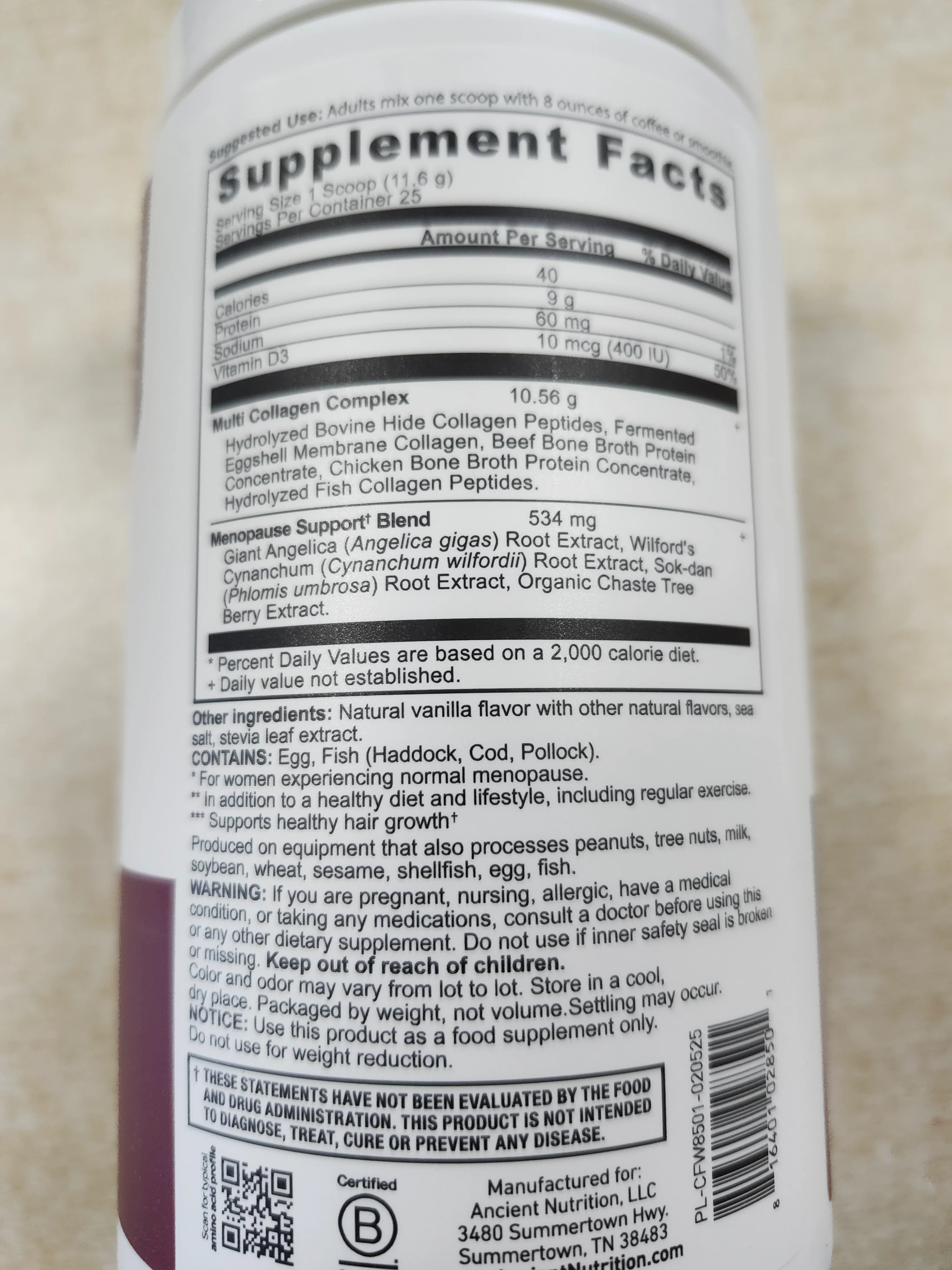 Ancient Nutrition Women's Collagen Powder - Image 3