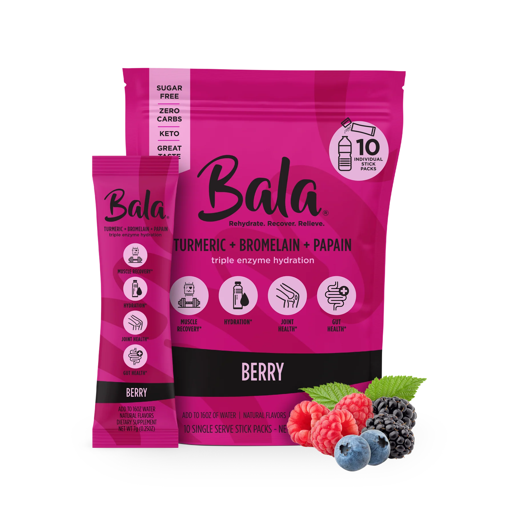 Bala Total Body Wellness Drink Mix (Berry)
