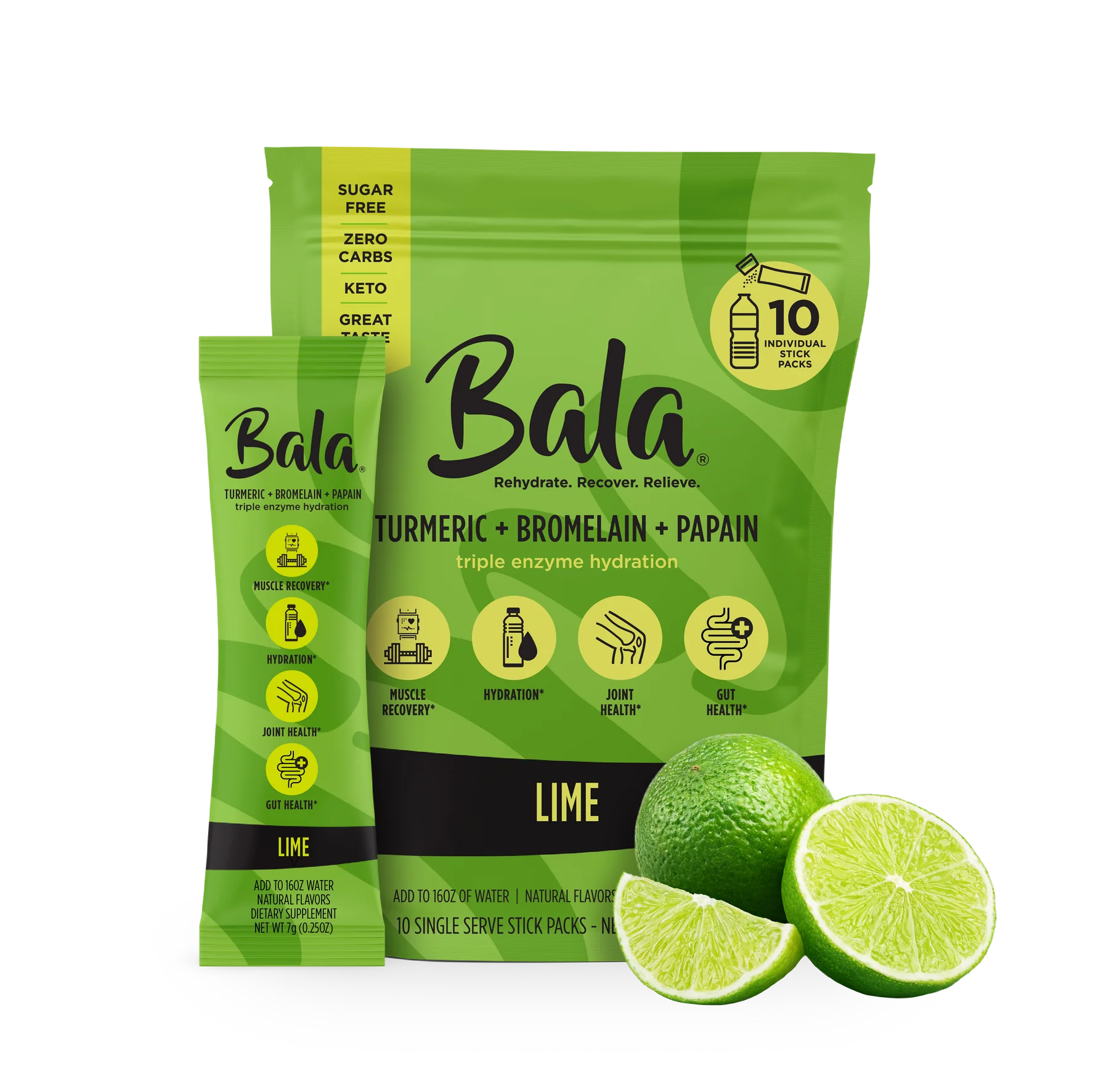 Bala Total Body Wellness Drink Mix (Lime)