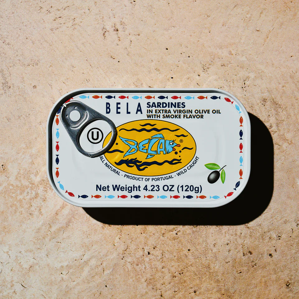 BELA Sardines in Extra Virgin Olive Oil with Smoke Flavor