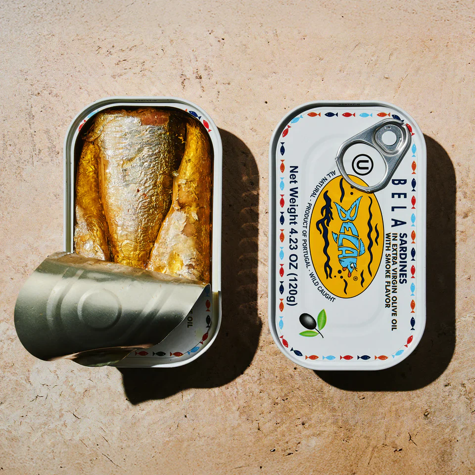 BELA Sardines in Extra Virgin Olive Oil with Smoke Flavor - Image 3