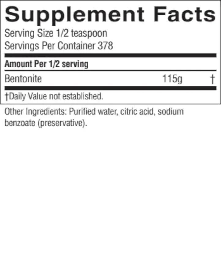 Nature's Sunshine Hydrated Bentonite (32 fl oz) - Image 2