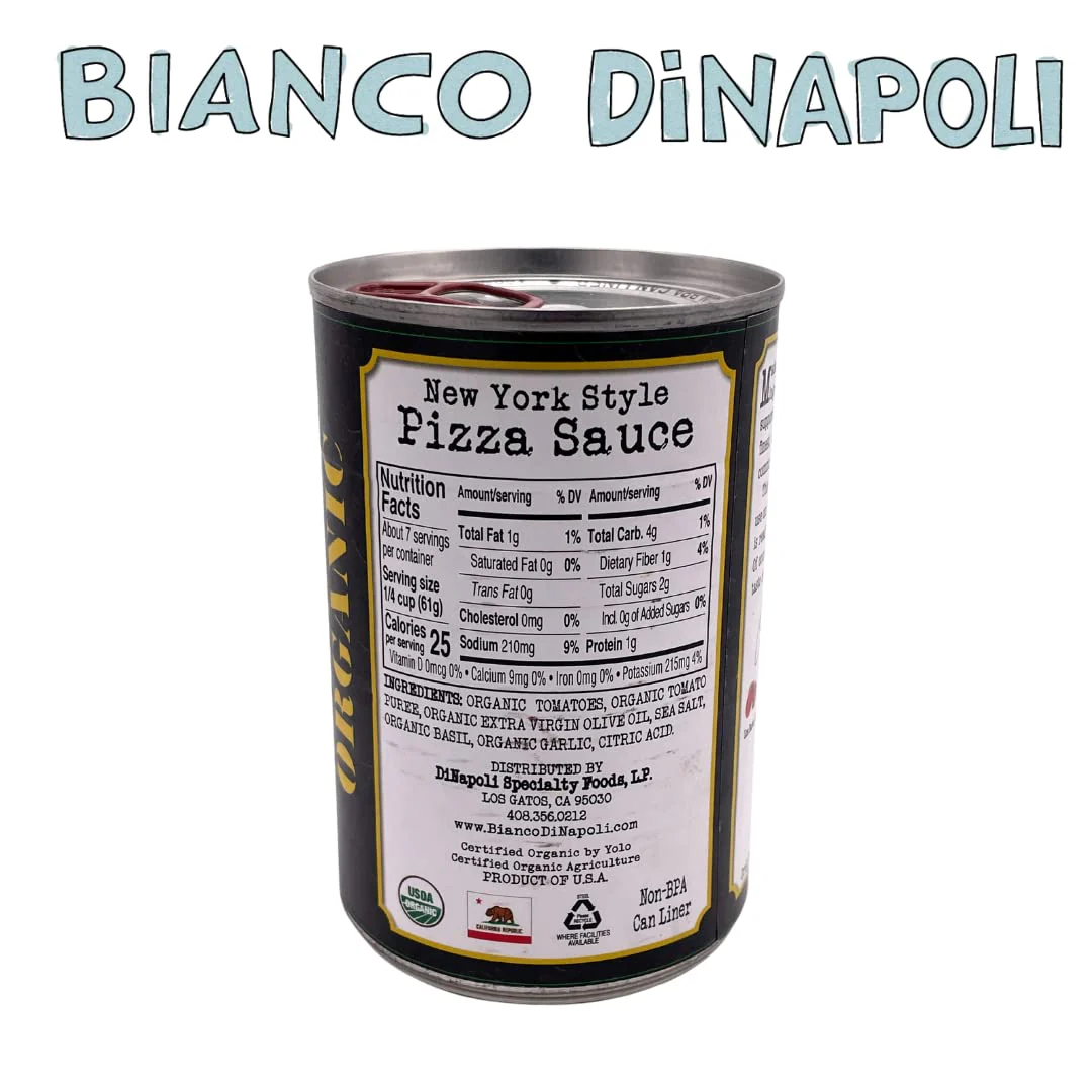 Bianco DiNapoli Organic NY Style Pizza Sauce - 15oz - Image 2