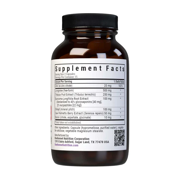 Bluebonnet INTIMATE ESSENTIALS FOR HIM TESTOSTERONE & LIBIDO BOOST - Image 2