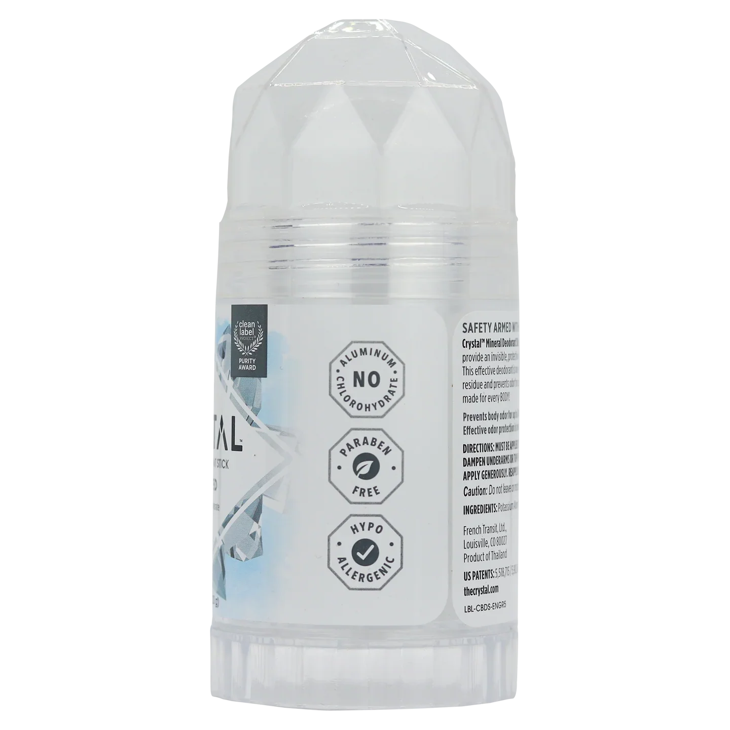 Crystal Mineral Deodorant Stick - Unscented - Image 3