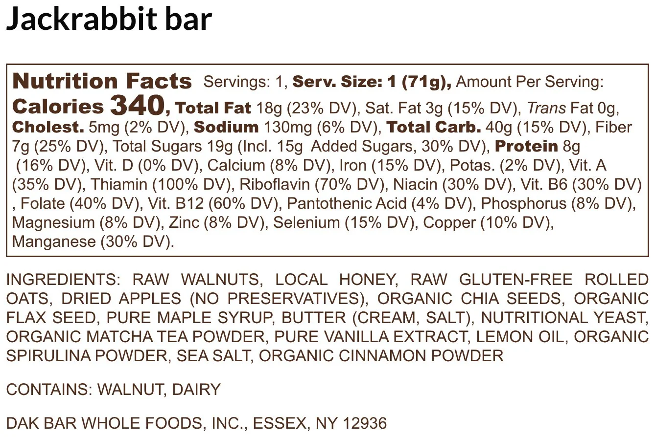 Dak Bar Jackrabbit 2.5 oz - Image 2