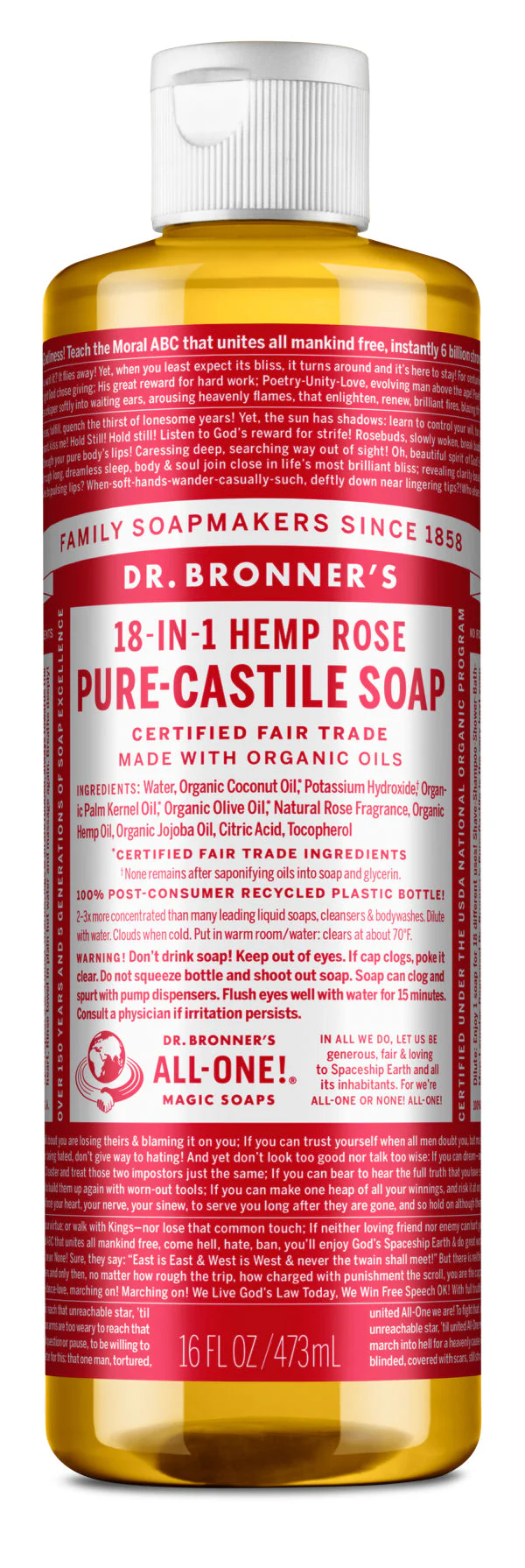 Dr. Bronner’s Pure-Castile Soap – The Original 18-in-1 Multi-Tasker - Image 31