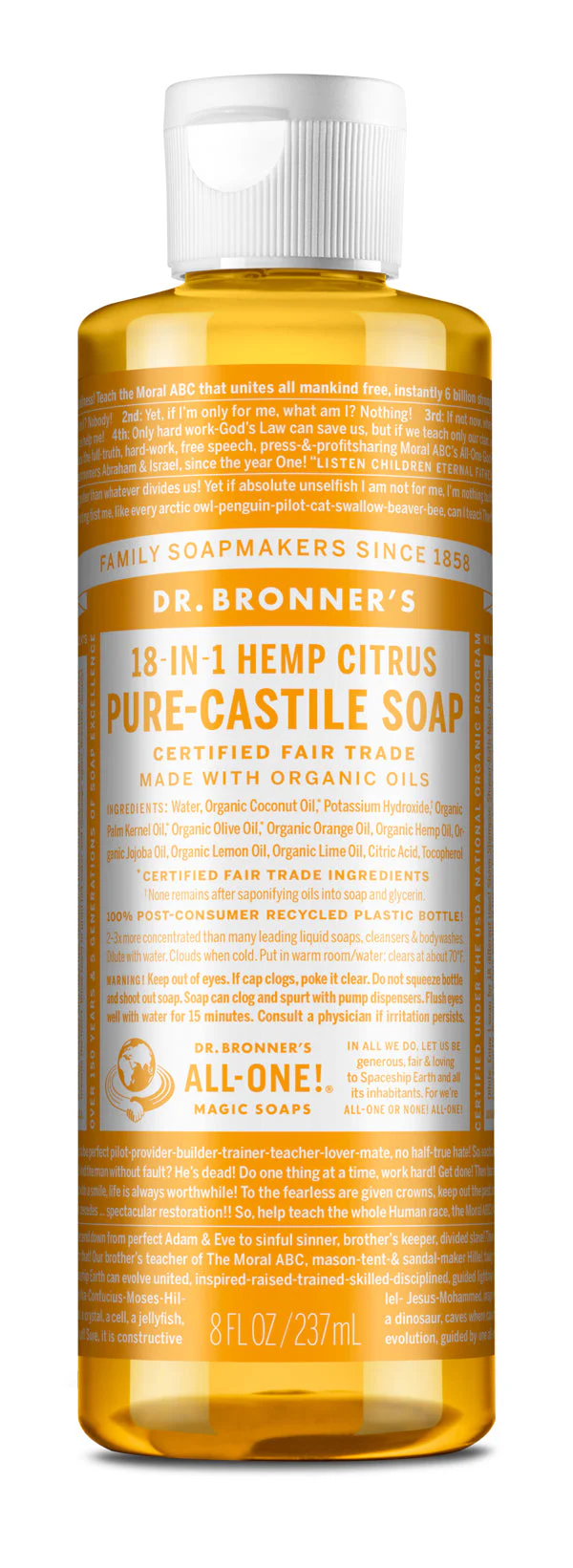 Dr. Bronner’s Pure-Castile Soap – The Original 18-in-1 Multi-Tasker - Image 47