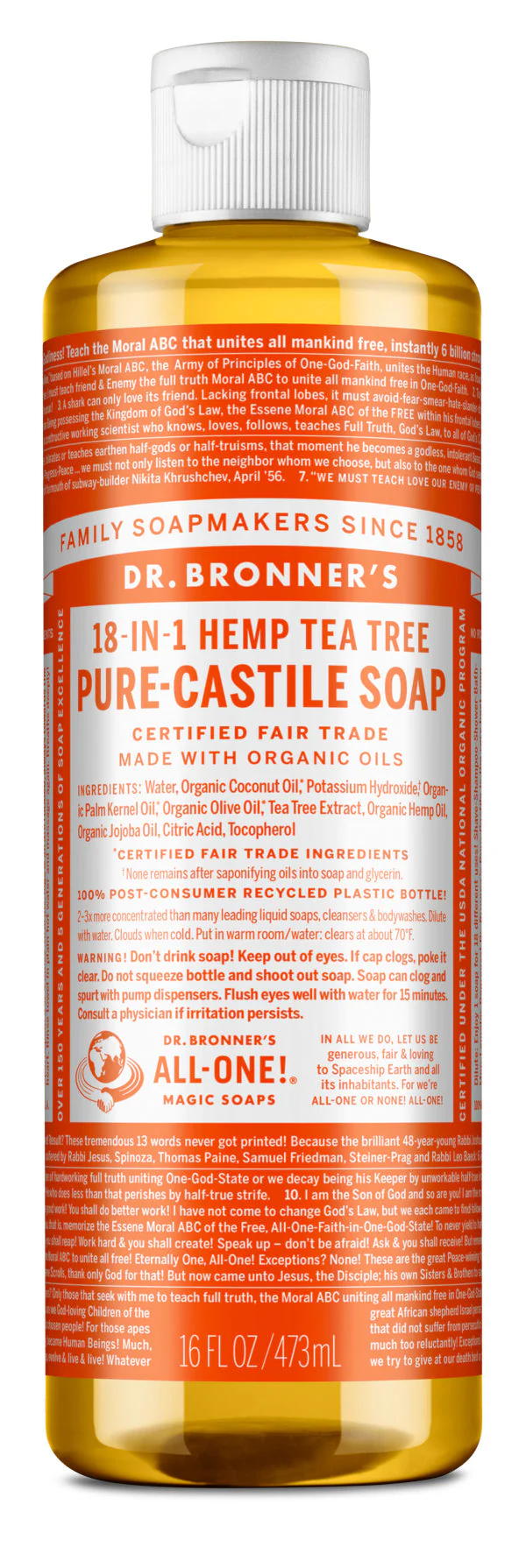 Dr. Bronner’s Pure-Castile Soap – The Original 18-in-1 Multi-Tasker - Image 7
