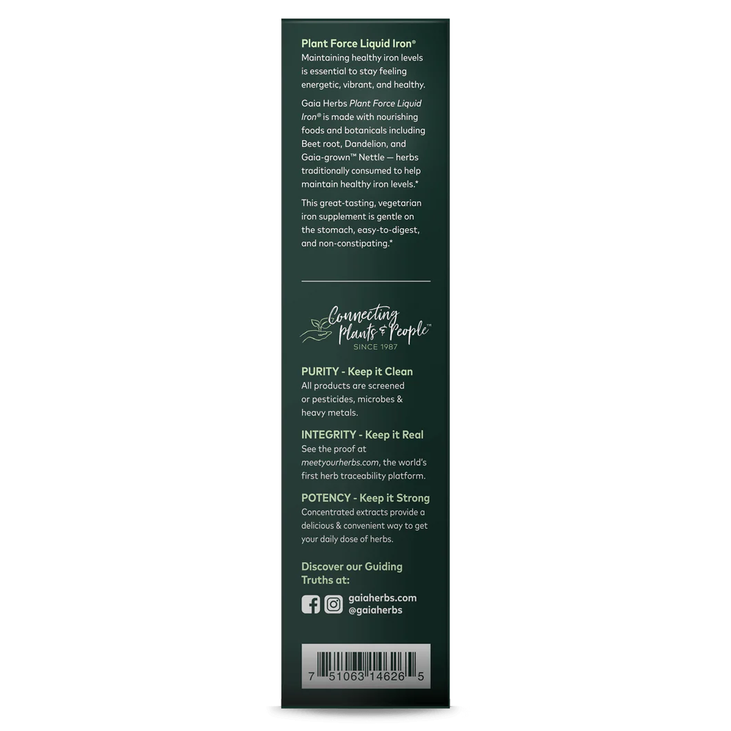 Gaia Plant Force Liquid Iron® - Image 3