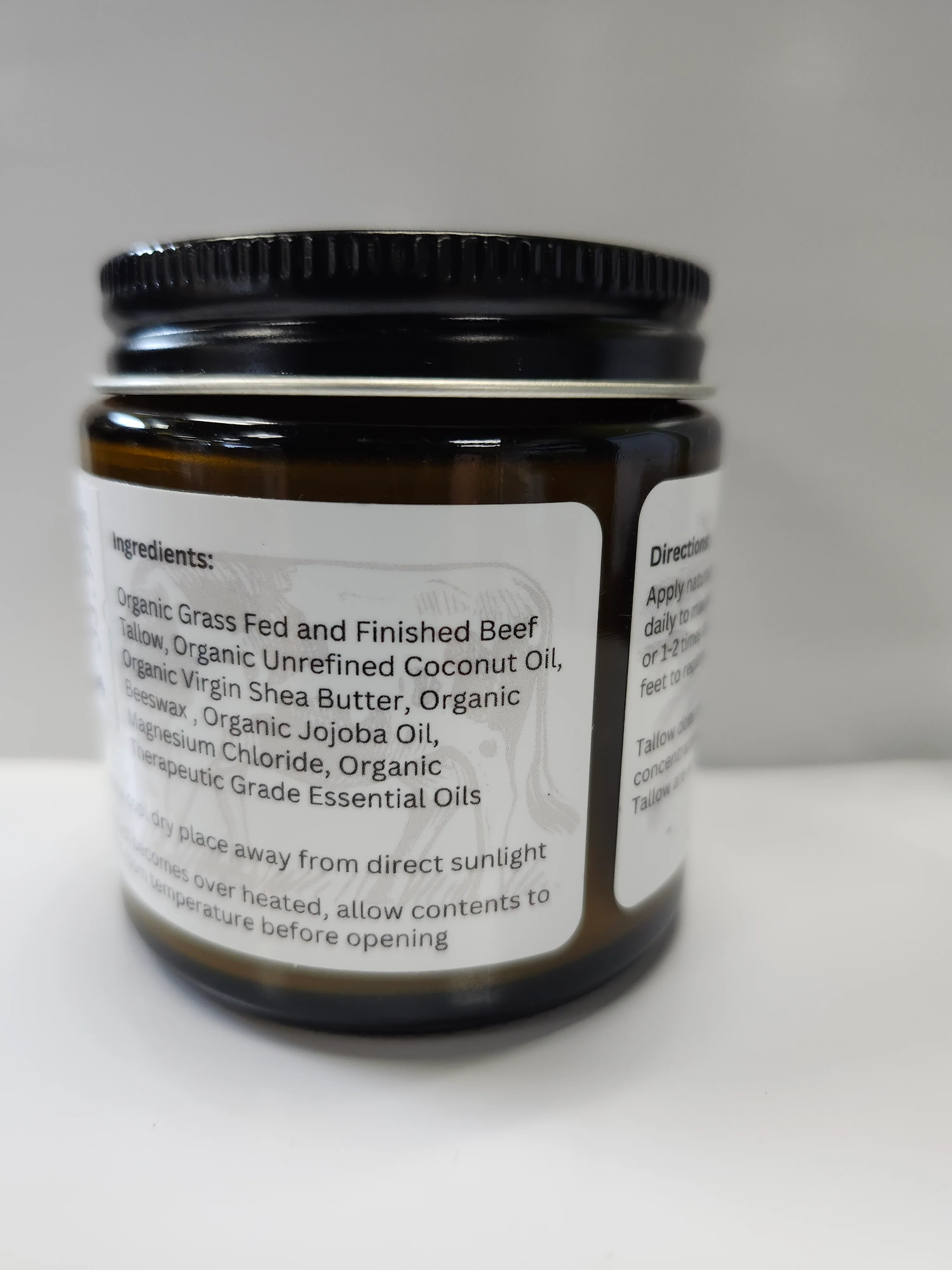 Grass Fed Skin Magnesium Balm 4oz - Image 2