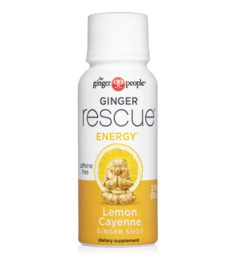 Ginger Rescue® Ginger Shots – Lemon & Cayenne – Energy
