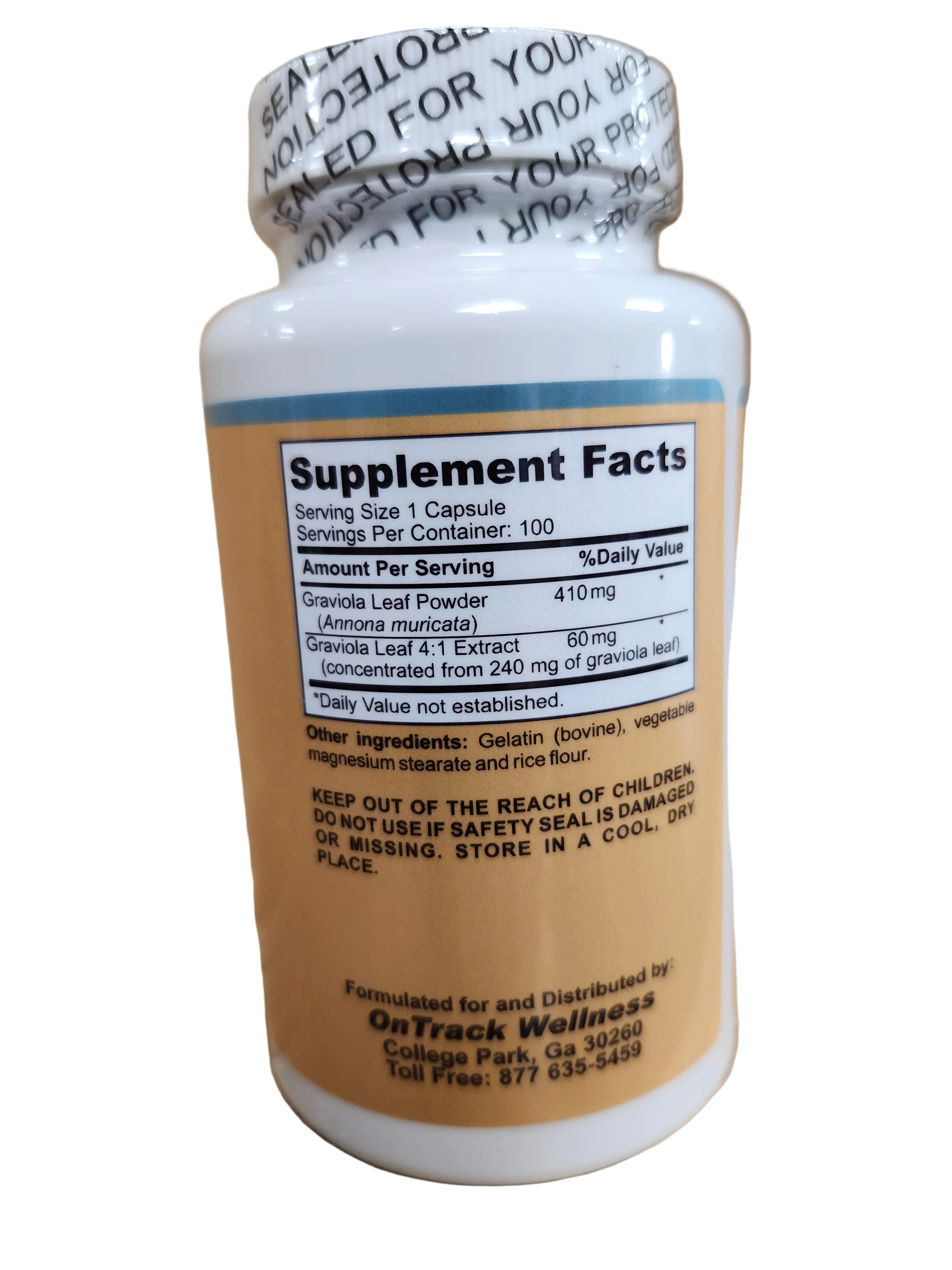 Maximum Strength Soursop (Graviola) (100 caps) - Image 2