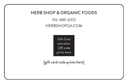 Herb Shop Physical Gift Cards - Image 2