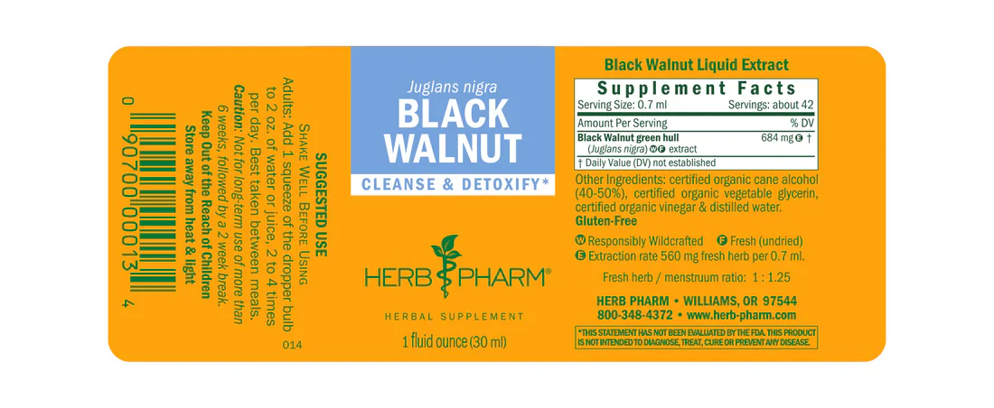 Herb Pharm Black Walnut 1 fl oz - Image 2