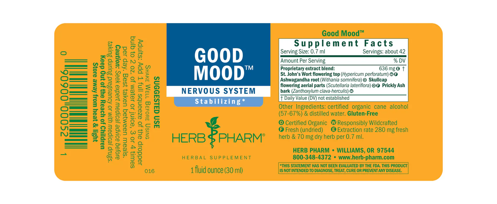 Herb Pharm Good Mood™ 1 fl oz - Image 2
