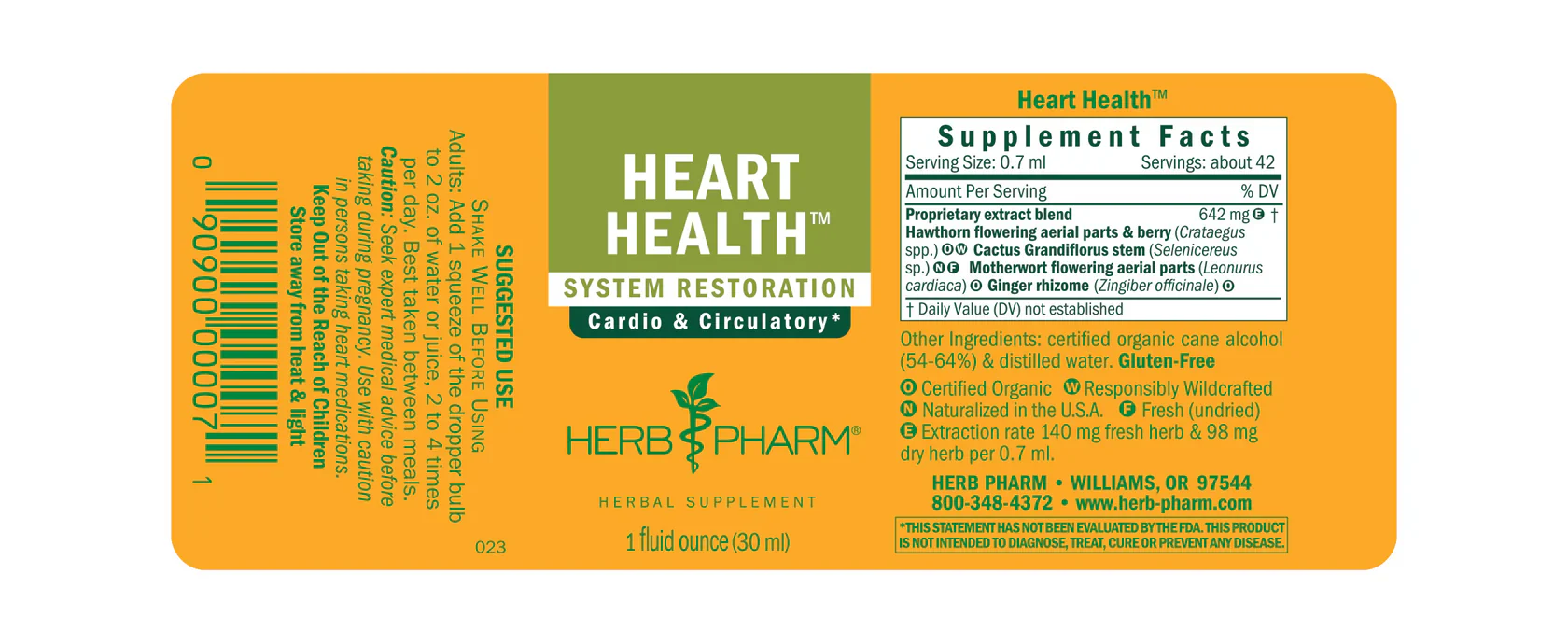 Herb Pharm Heart Health™ 1 fl oz - Image 2