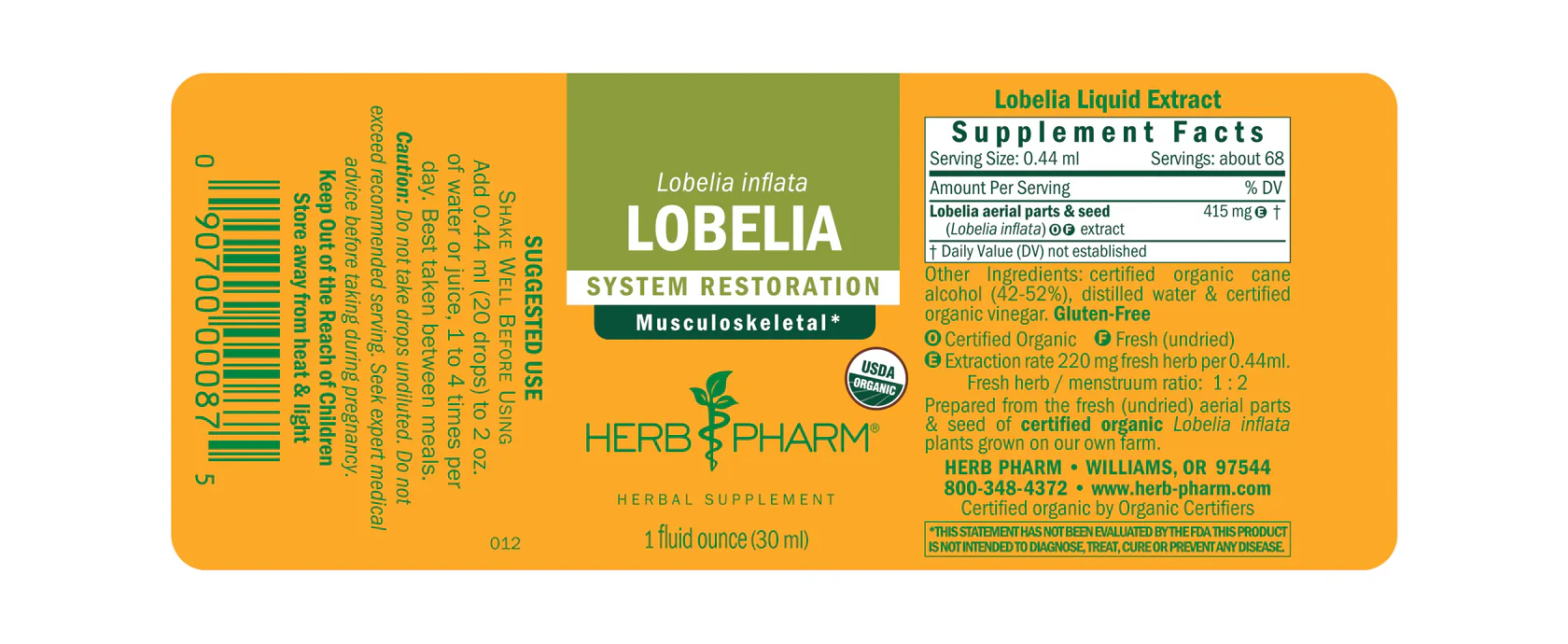 Herb Pharm Lobelia 1 fl oz - Image 2