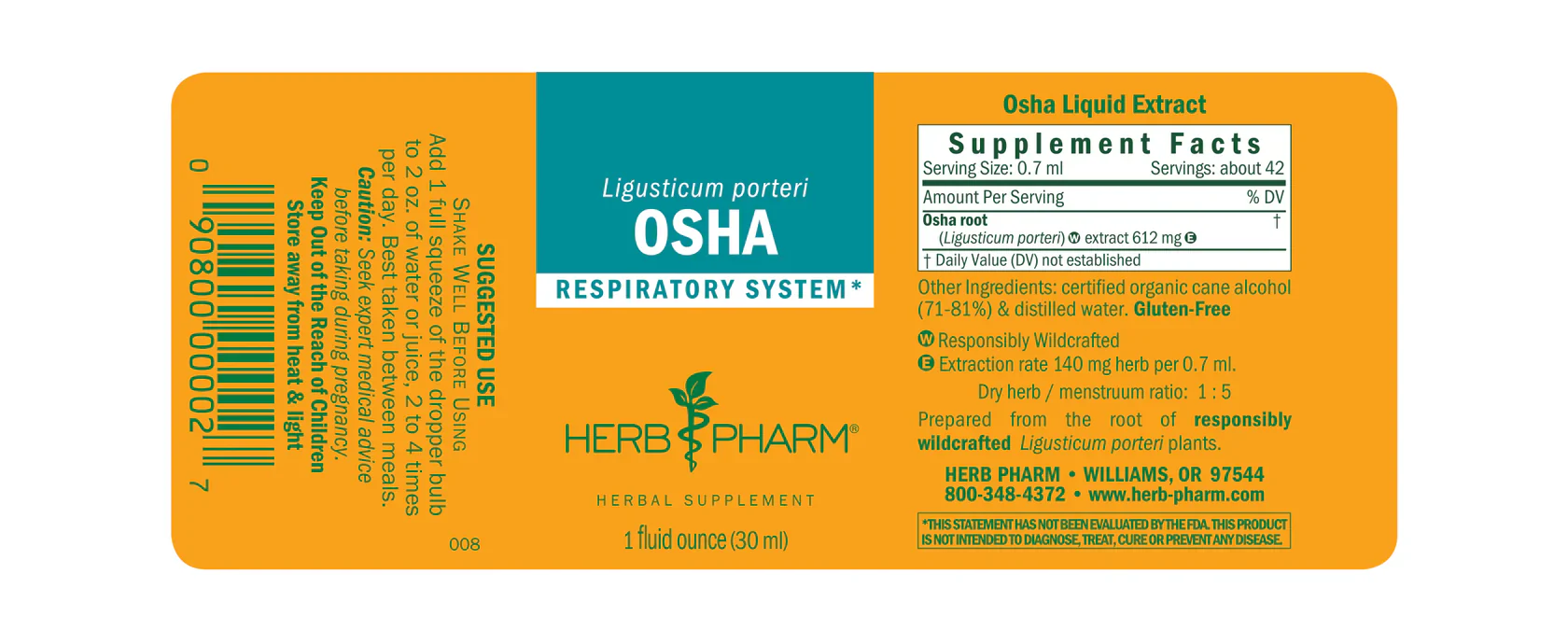 Herb Pharm OSHA 1 fl oz - Image 2