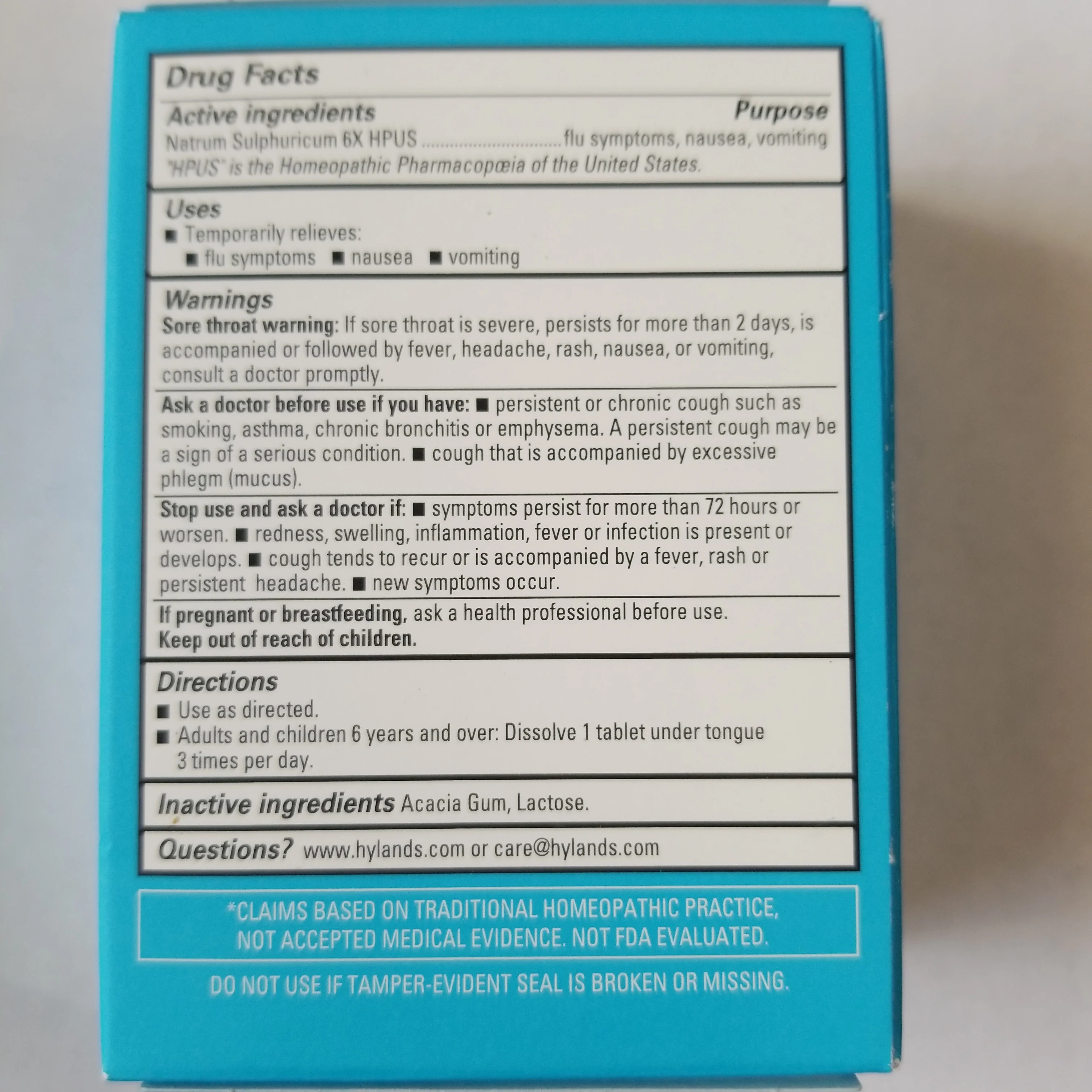 Hylands Cell Salts (100 tabs) - Image 12