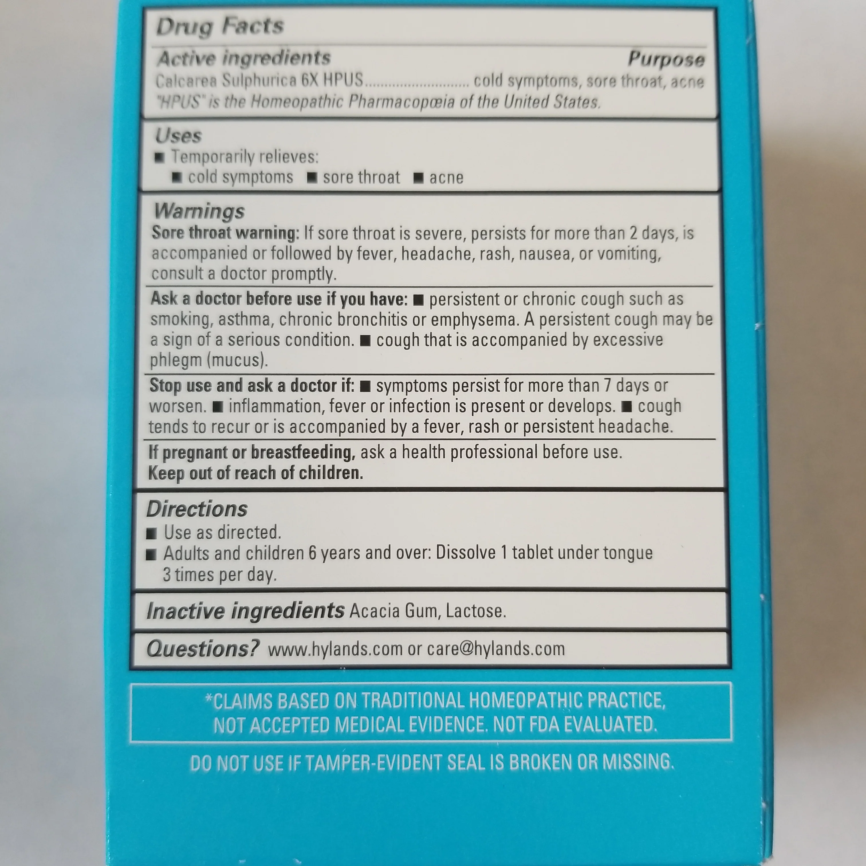 Hylands Cell Salts (100 tabs) - Image 4