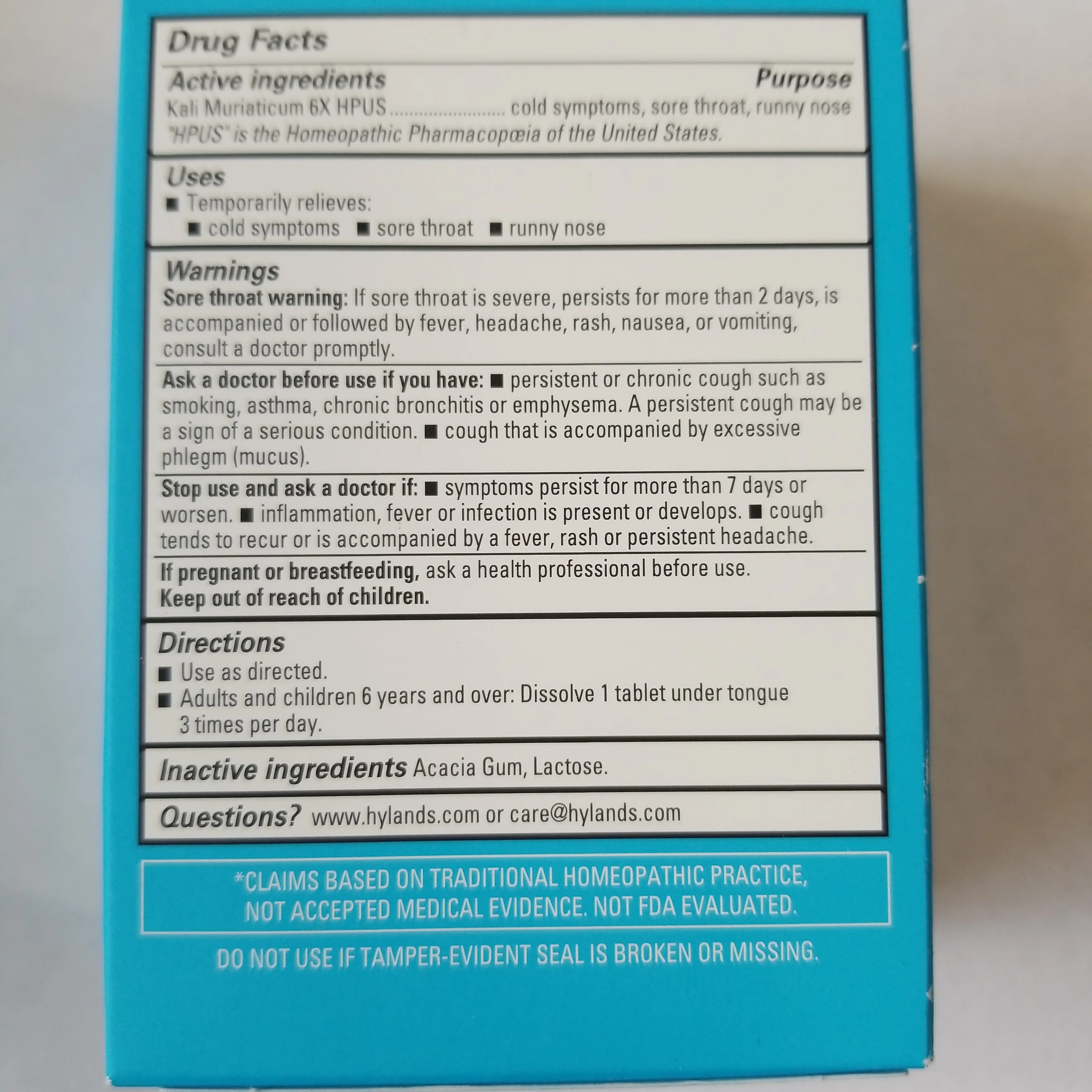 Hylands Cell Salts (100 tabs) - Image 6