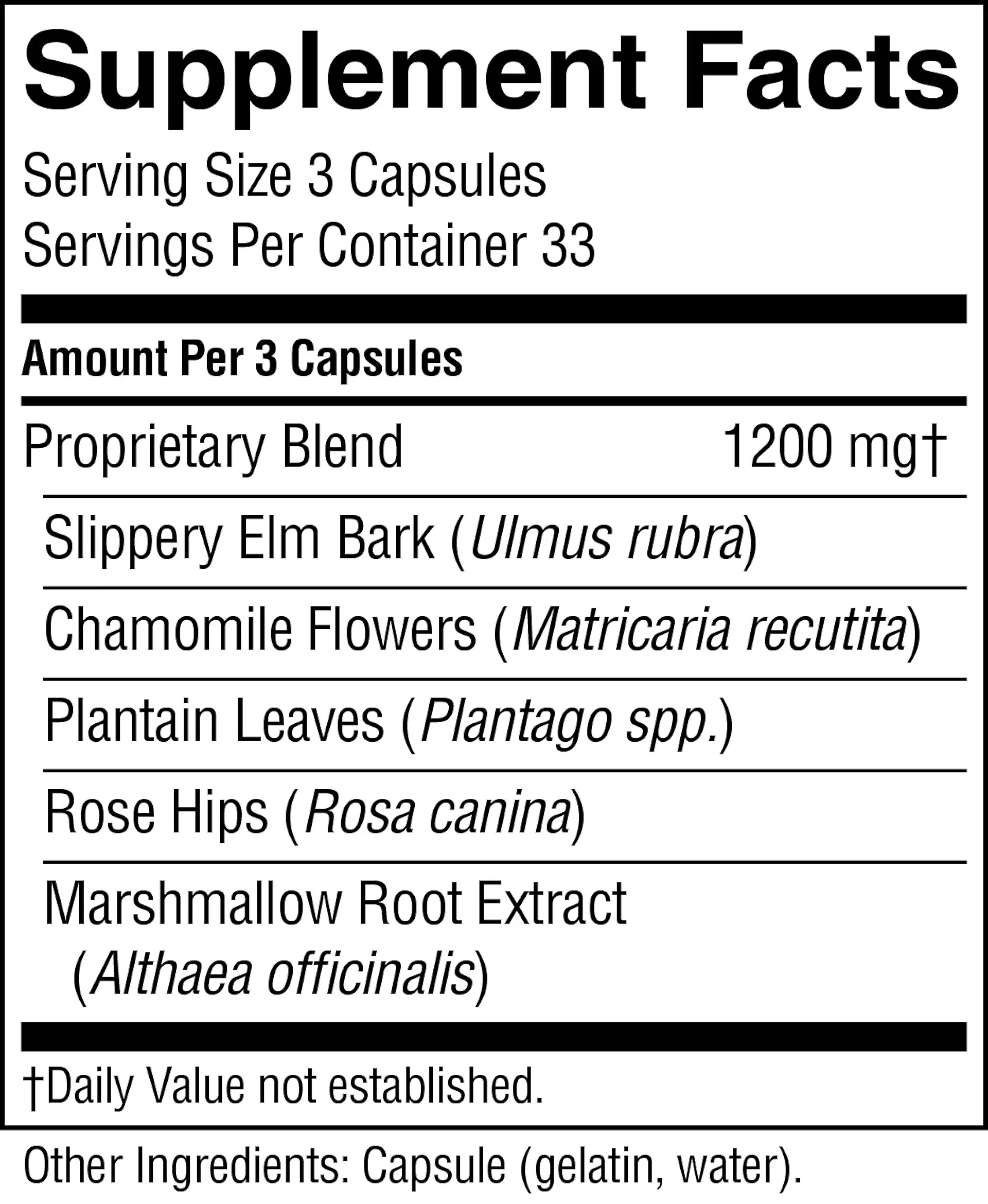 Intestinal Soothe & Build (100 Caps) - Image 2
