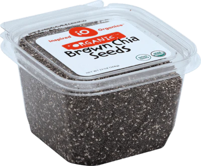 Inspired Organics Organic Brown Chia Seeds Tub 13oz