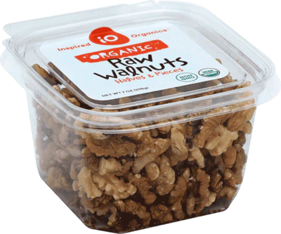 Inspired Organics Raw Organic Walnut Halves/Pieces