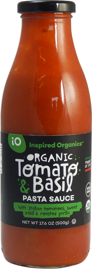 Inspired Organics Organic Tomato & Basil Pasta Sauce