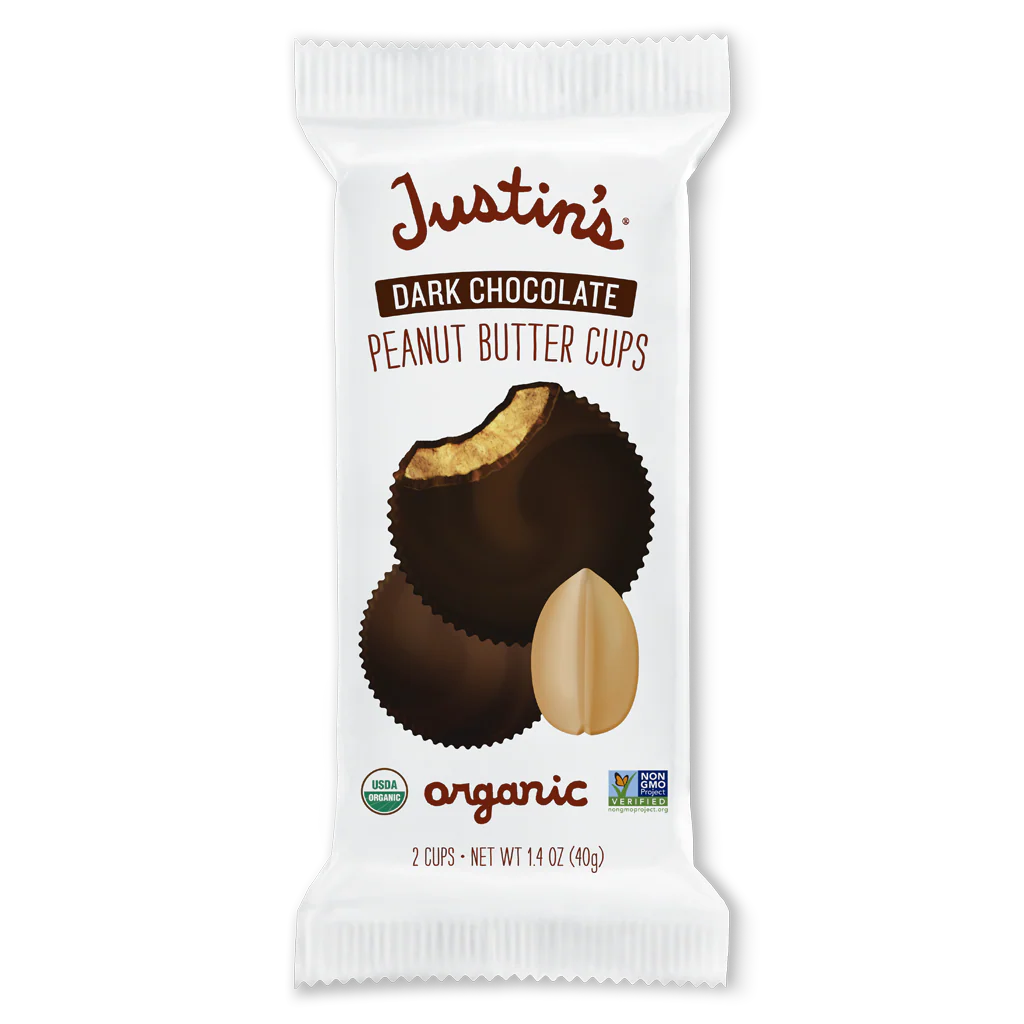 Justin's Dark Chocolate Peanut Butter Cups (2 pack)