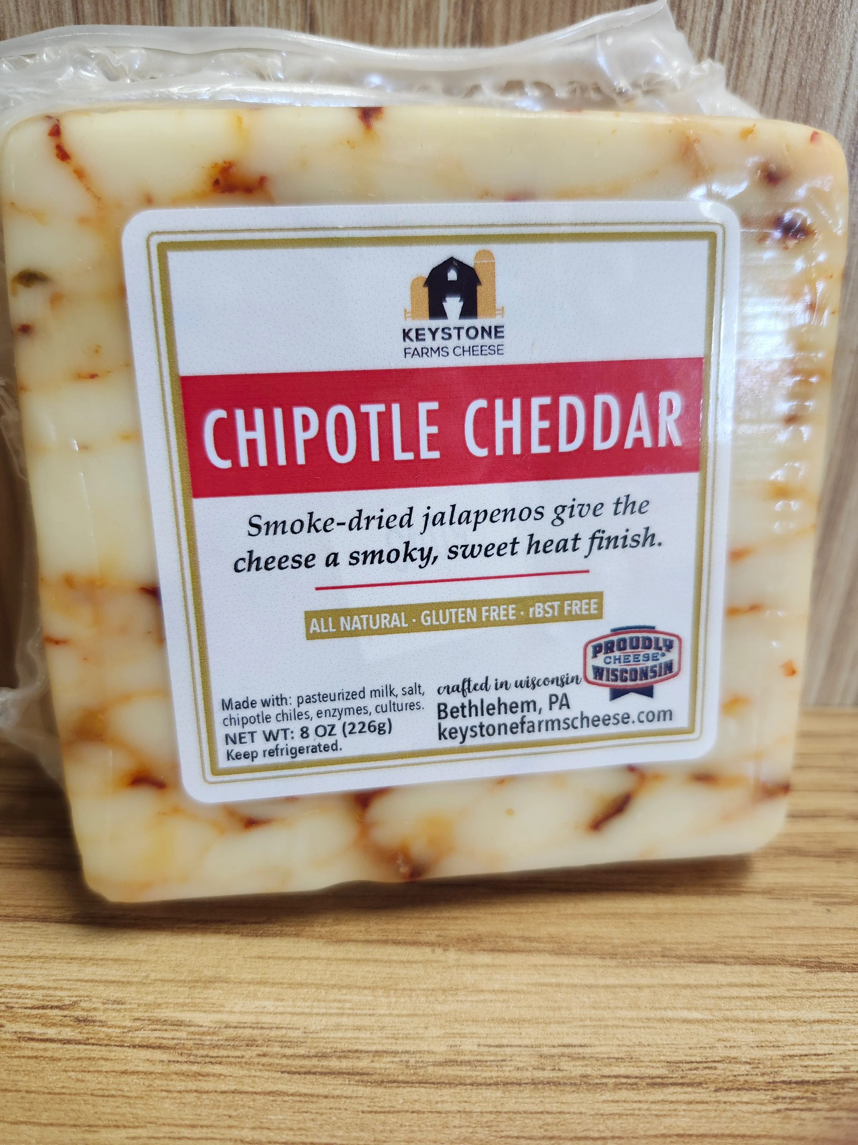Keystone Farms Cheese Chipotle Cheddar 8oz