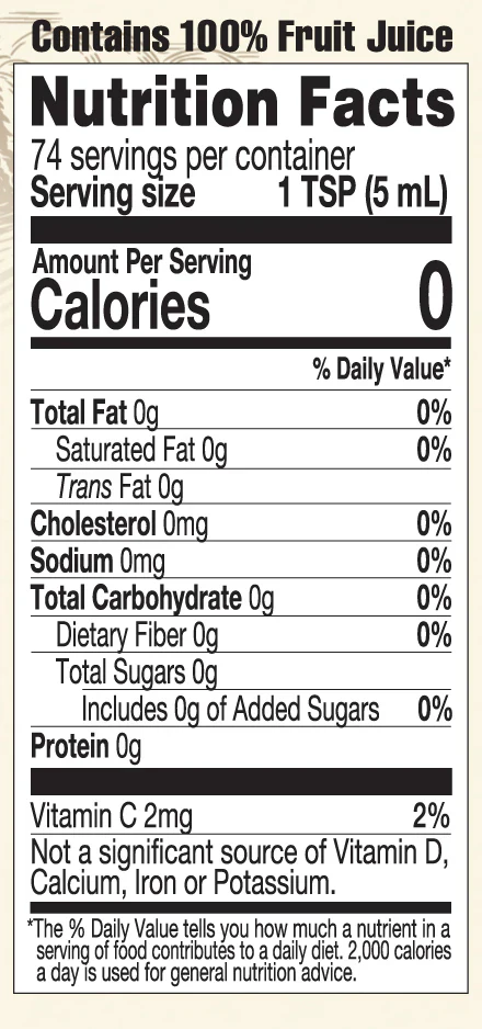 Lakewood Organic Pure Lemon Juice | 12.5oz - Image 2
