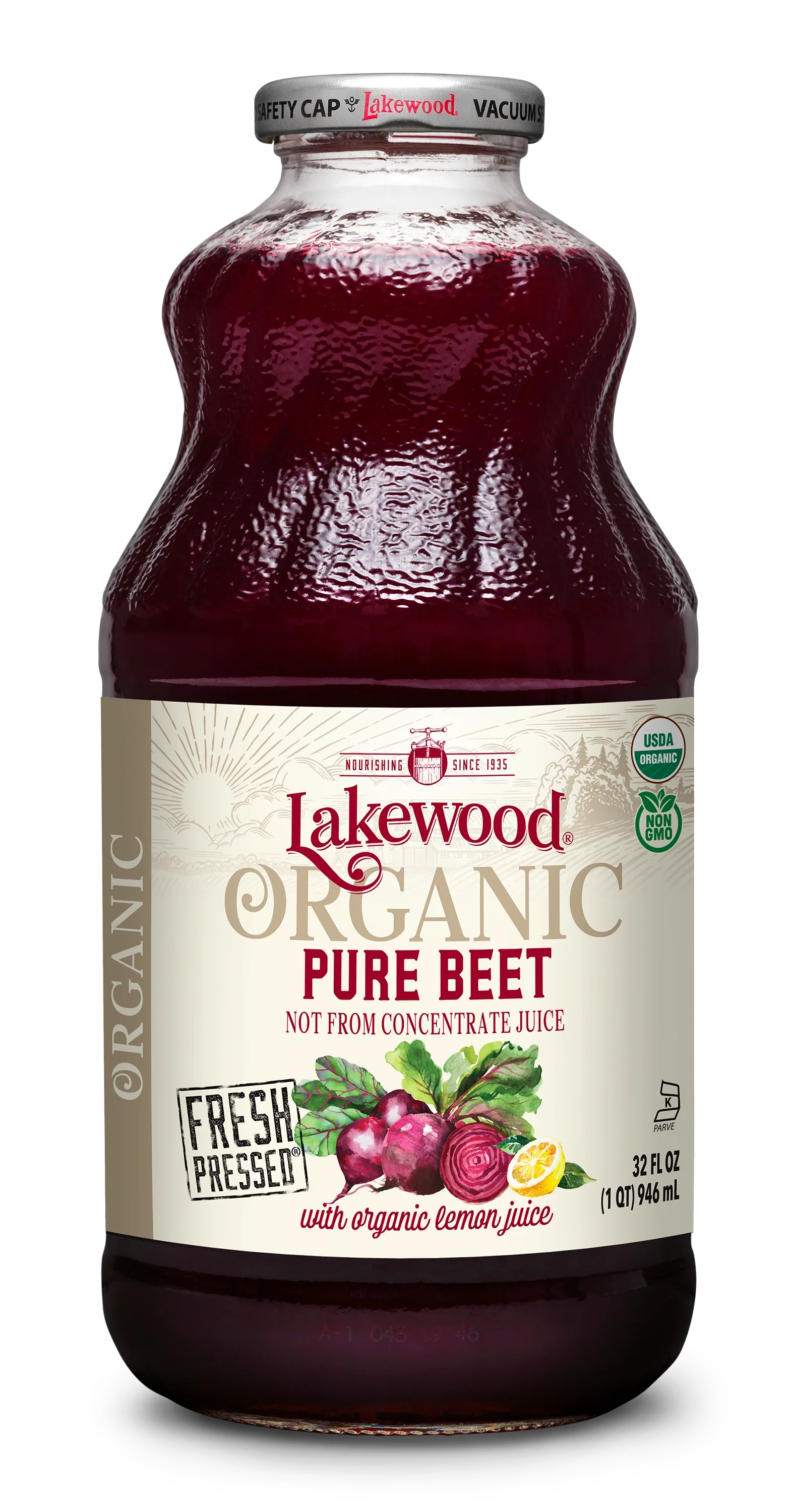 Lakewood Organic Pure Beet Juice | 32oz