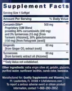 Life Extension Advanced Curcumin Elite™ Turmeric Extract, Ginger & Turmerones (30 Softgels) - Image 2
