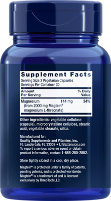 Life Extension Neuro-Mag® Magnesium L-Threonate Caps - Image 2