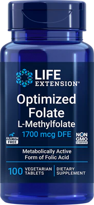 Life Extension Optimized Folate 1700mcg