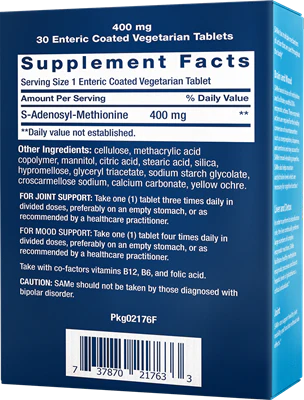 Life Extension SAMe 400mg - Image 2