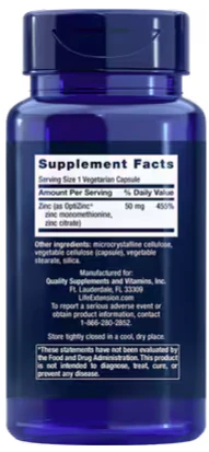 Life Extension Zinc Caps 50mg - Image 2