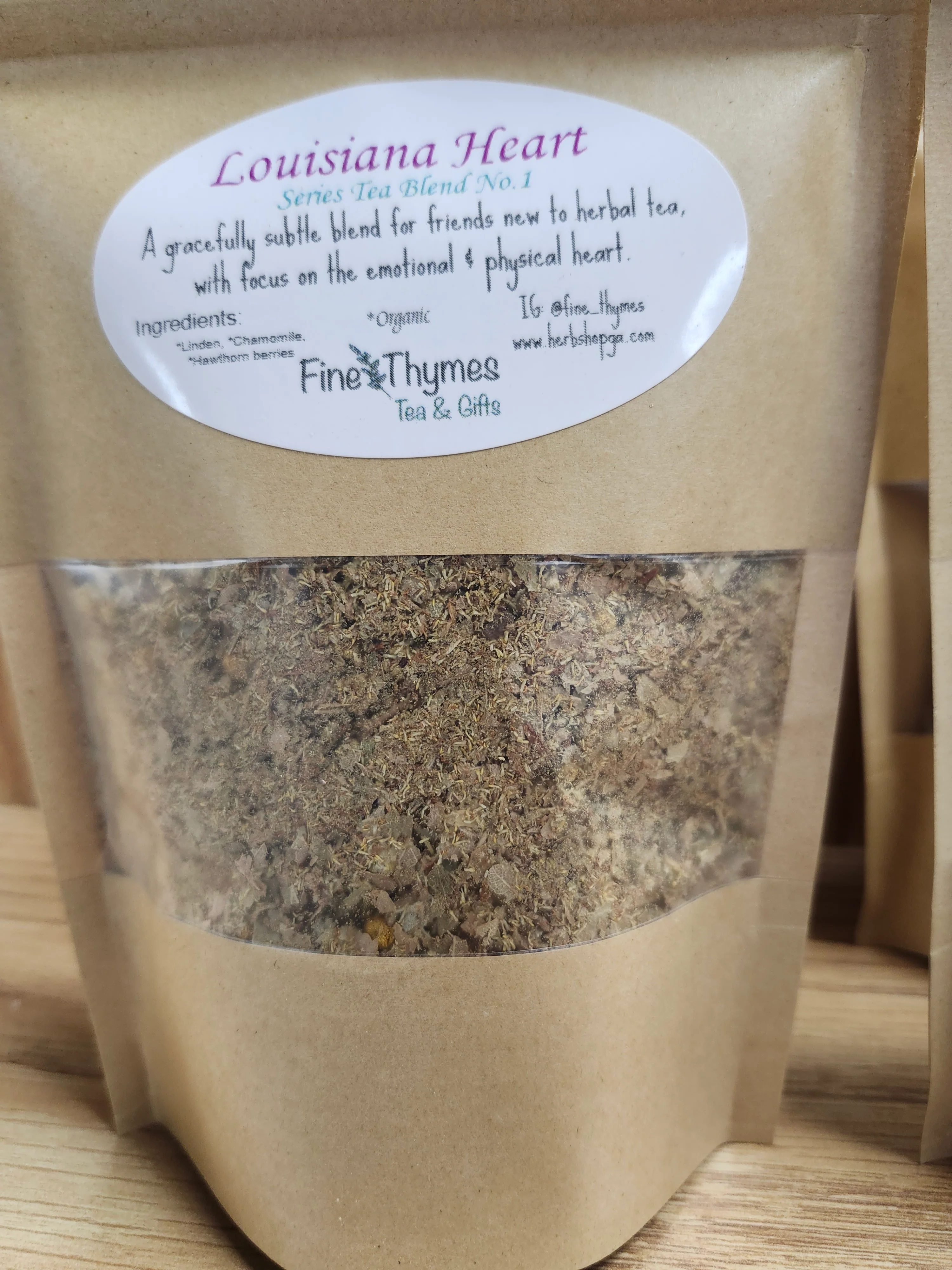 Fine Thymes Louisiana Heart Tea series no. 1 - Image 2