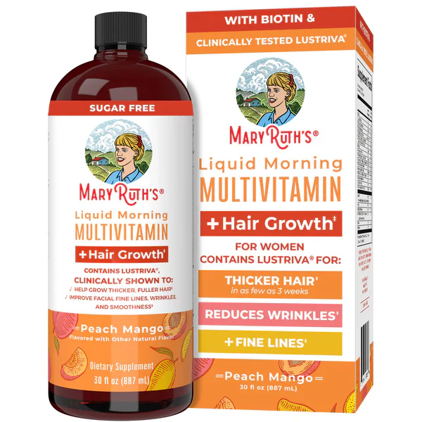 MaryRuth's Liquid Morning Multivitamin + Hair Growth 30 fl oz