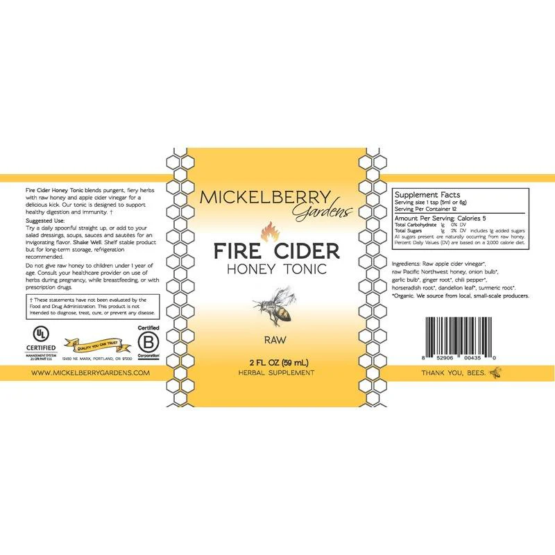 Mickelberry Gardens Fire Cider Honey Tonic - Image 3