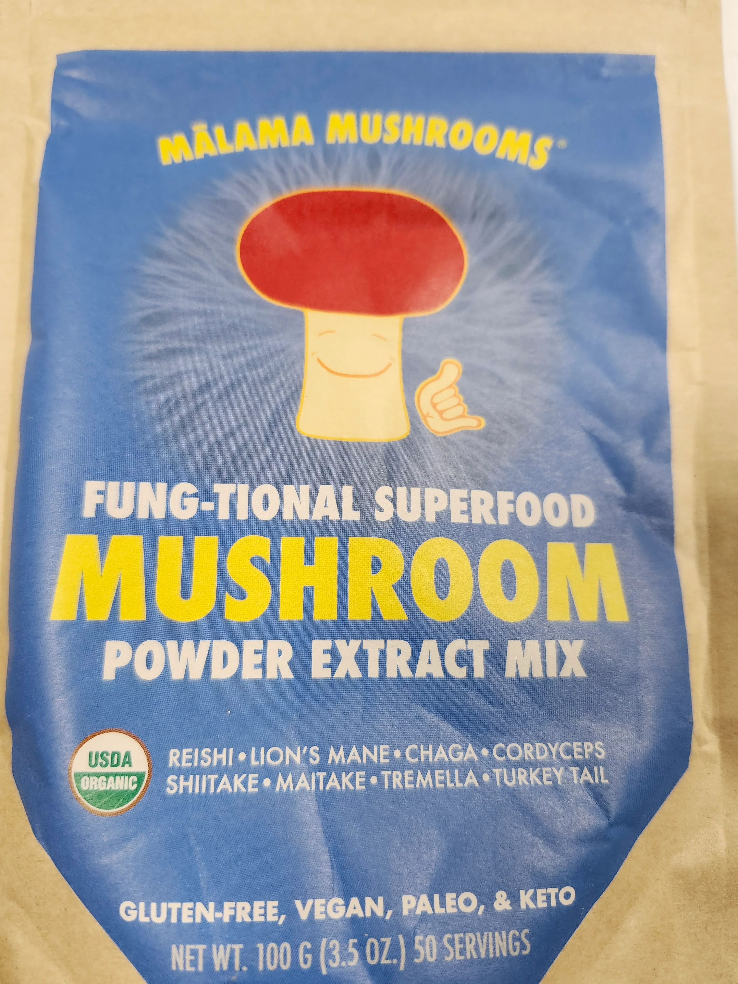 Malama Mushroom Powder Mix 3.5oz