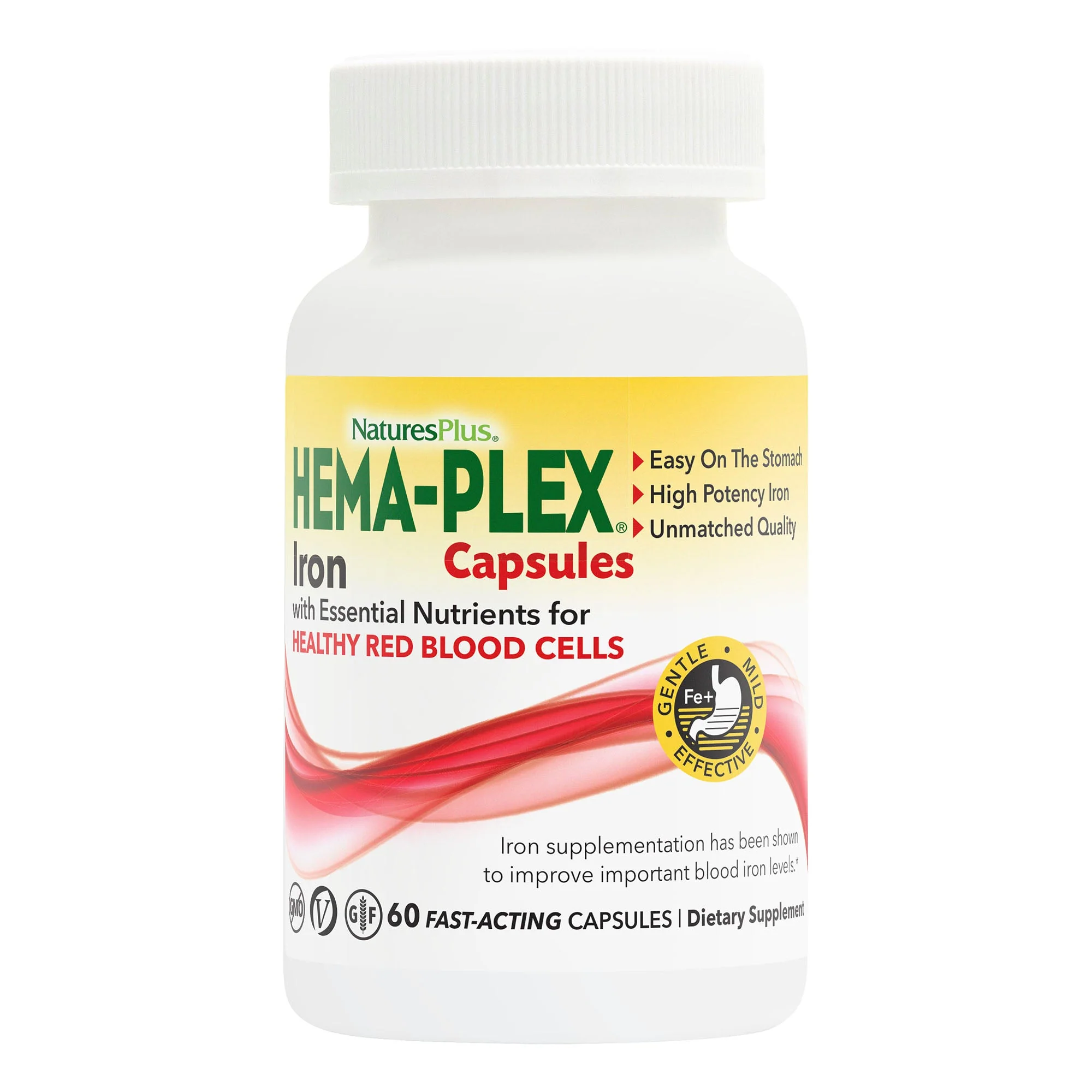 Nature's Plus HEMA-PLEX® Iron Capsules
