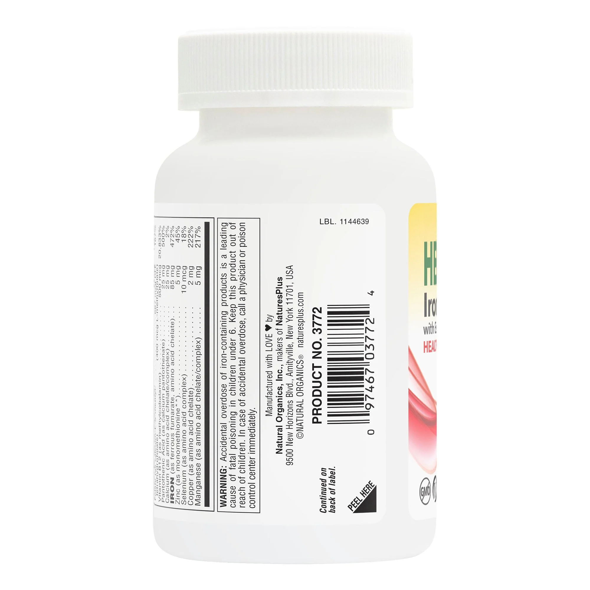 Nature's Plus HEMA-PLEX® Iron Capsules - Image 3