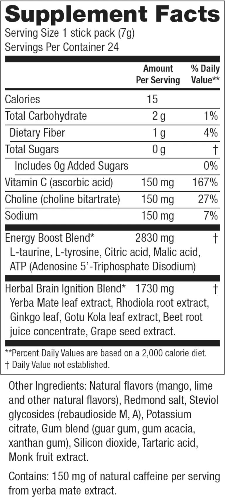 Nature's Sunshine Brain Edge (24 Stick Packs) - Image 2