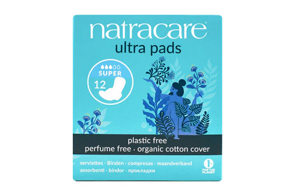 Natracare Ultra Super Pads with wings